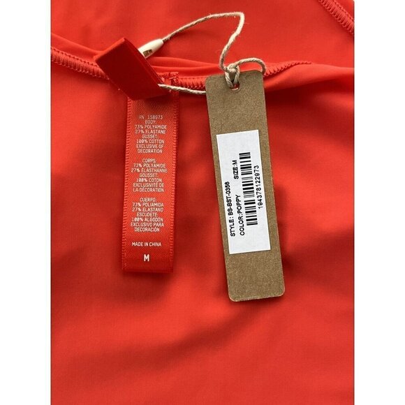 Skims Poppy Jelly Sheer Crew Neck Bodysuit Sleeveless Bodysuit Size M - Picture 10 of 10